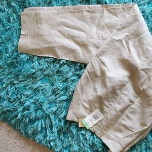 nwt women's harve Bernard linen blend dress pants